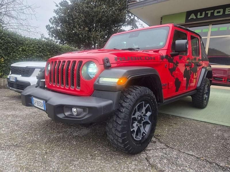 Usata Jeep Wrangler Rubicon 272 CV (200 kW) 2021 Rosso SUV