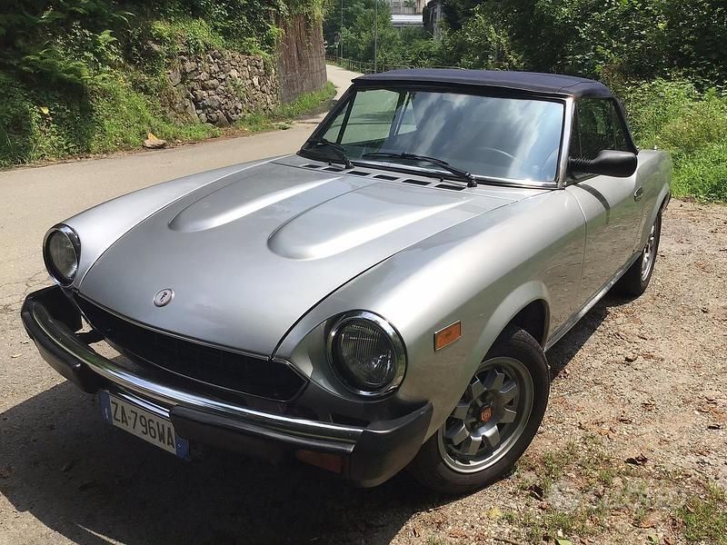 Usata Fiat 124 Spider 1970 Grigio Cabrio
