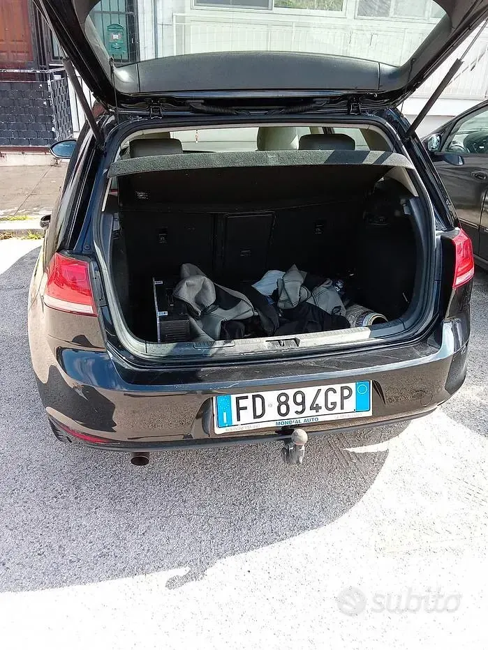 Usata VW Golf VII 110 CV (80 kW) 2016 Nero Berlina