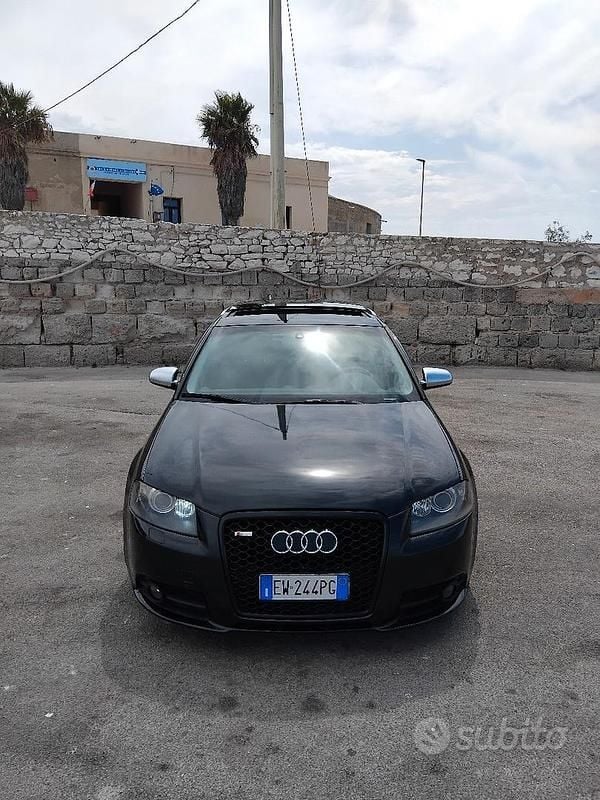 Usata Audi A3 S-Line 170 CV (125 kW) 2008 Nero Berlina