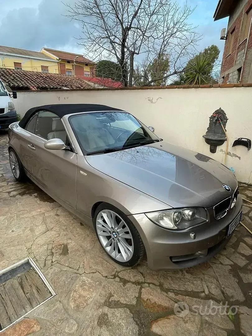 Usata BMW 125 Cabriolet 218 CV (160 kW) 2008 Grigio Cabrio