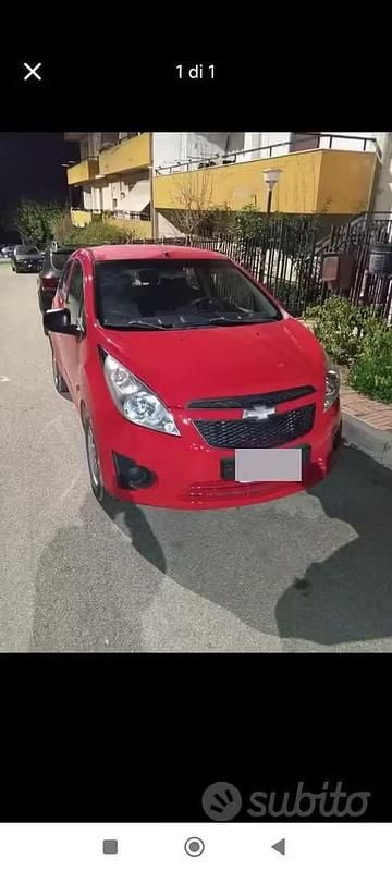 Usata Chevrolet Spark 2010 Rosso Utilitaria