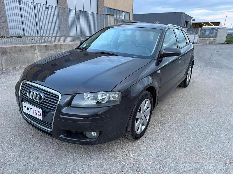 Usado Audi A3 Ambition 190 CV (139 kW) 2005 Negro Utilitario