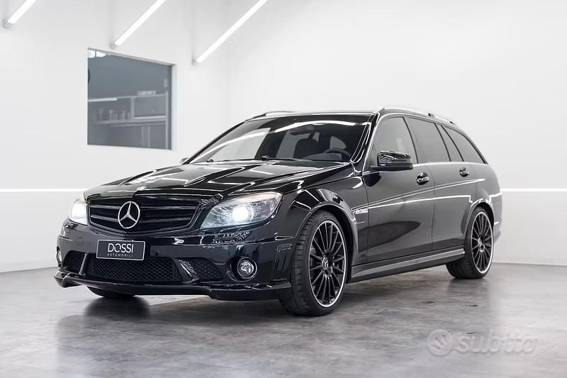 Usata Mercedes C63 AMG AMG 486 CV (357 kW) 2007 Nero Station wagon