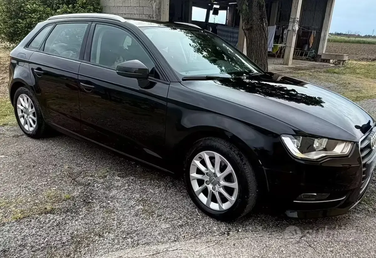 Usata Audi A3 105 CV (77 kW) 2014 Nero Berlina