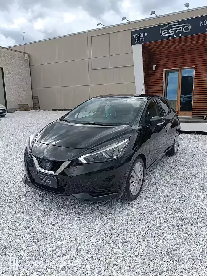 Usata Nissan Micra Visia+ 90 CV (66 kW) 2018 Nero Utilitaria