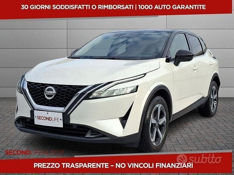 Usata Nissan Qashqai N-Connecta 140 CV (102 kW) 2021 Bianco SUV