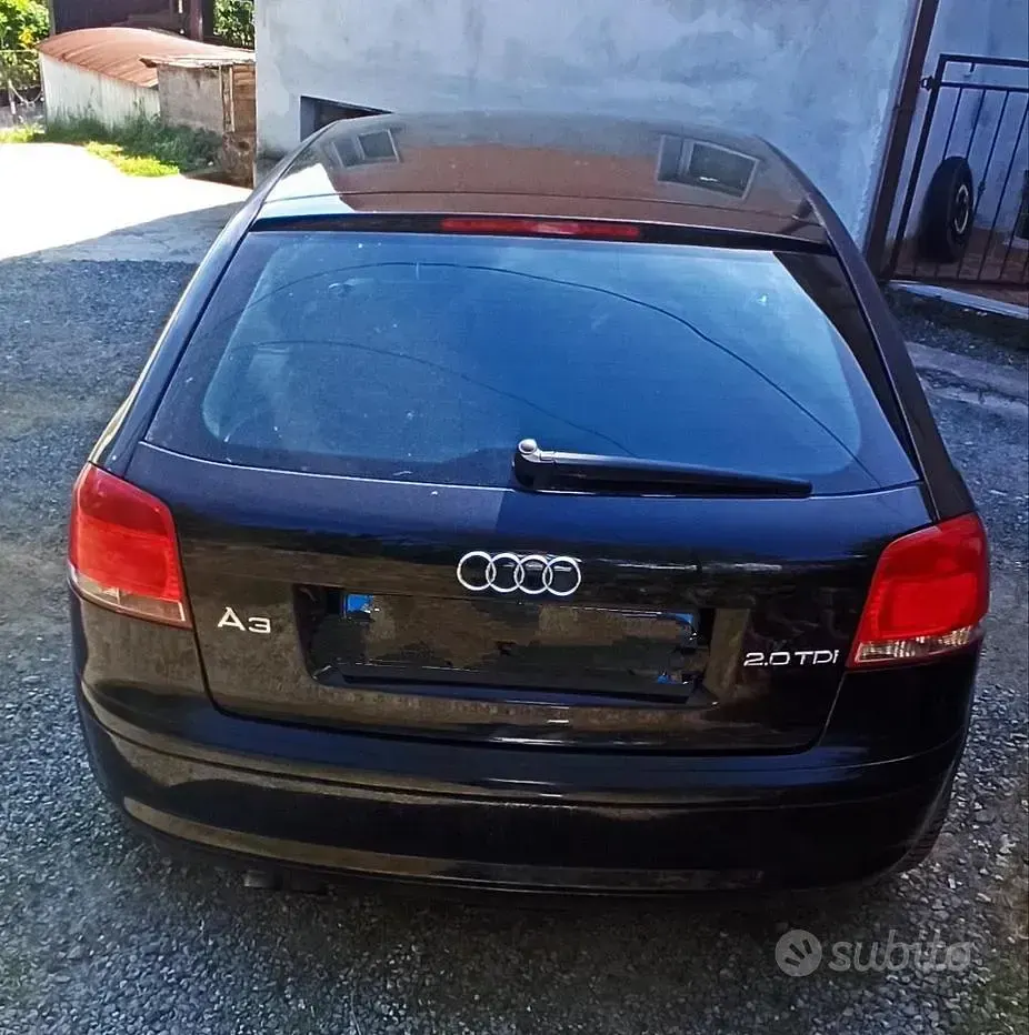 Usata Audi A3 S-Line 140 CV (102 kW) 2007 Nero Utilitaria
