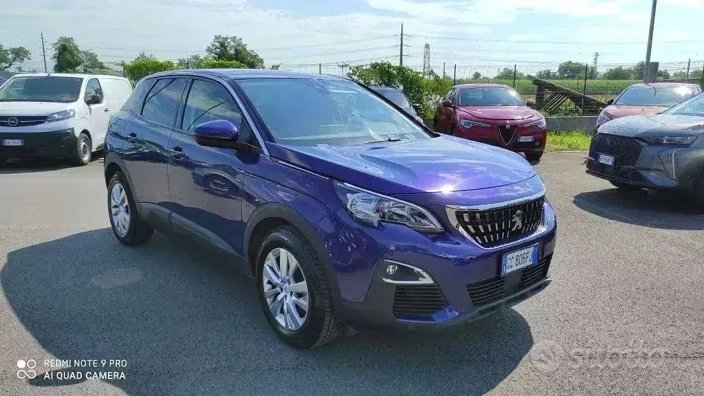 Usata Peugeot 3008 Business-Line 131 CV (96 kW) 2020 Blu/azzurro SUV