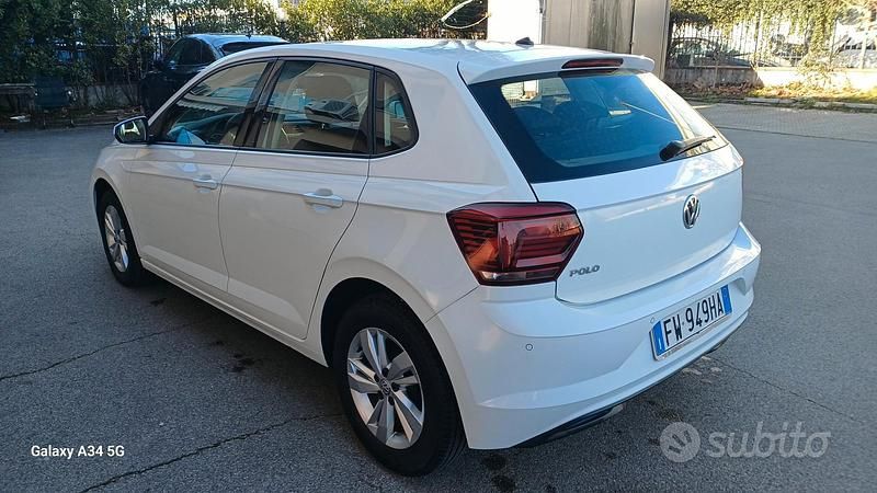 Usata VW Polo 80 CV (58 kW) 2019 Bianco Utilitaria
