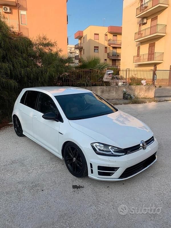 Usata VW Golf VII R-line 2016 Bianco Berlina