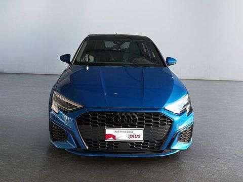 Usata Audi A3 Sportback S-Line 150 CV (110 kW) 2020 Azzurro Utilitaria