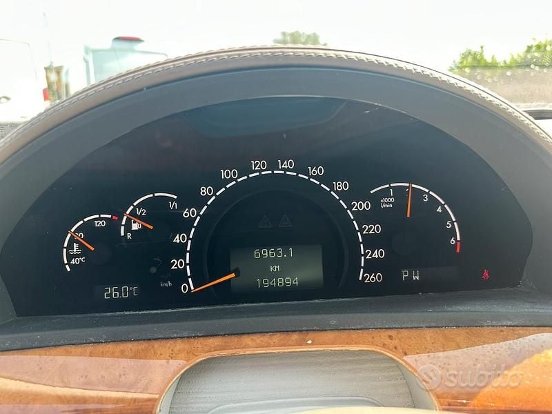 Usata Mercedes S600 367 CV (269 kW) 2000 Nero Berlina