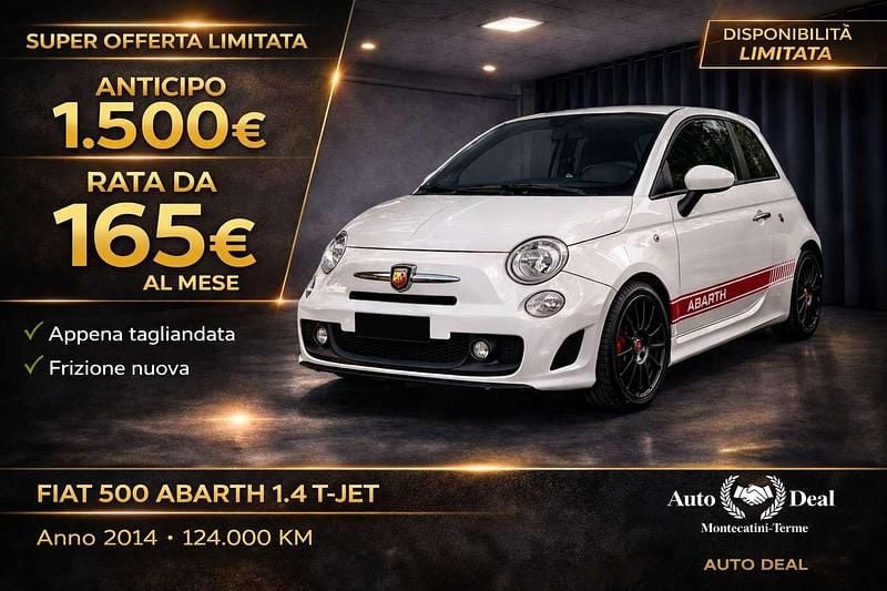 Usata Abarth 500 135 CV (99 kW) 2014 Bianco Utilitaria
