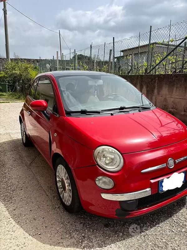 Usata Fiat 500 2010 Rosso Utilitaria
