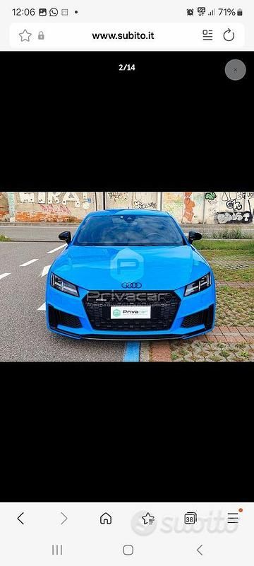 Usata Audi TT Ambiente 245 CV (180 kW) 2019 Coupé