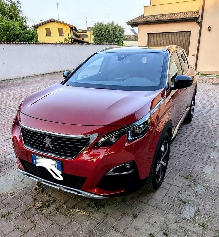 Usata Peugeot 3008 GT-line 131 CV (96 kW) 2019 Rosso SUV