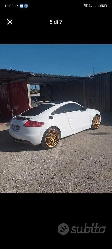 Usata Audi TT S-Line 170 CV (125 kW) 2010 Bianco Coupé