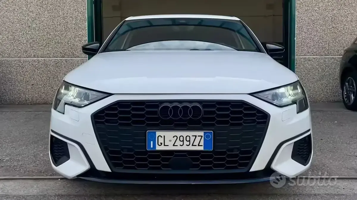 Usata Audi A3 Advanced Plus 150 CV (110 kW) 2022 Bianco Berlina
