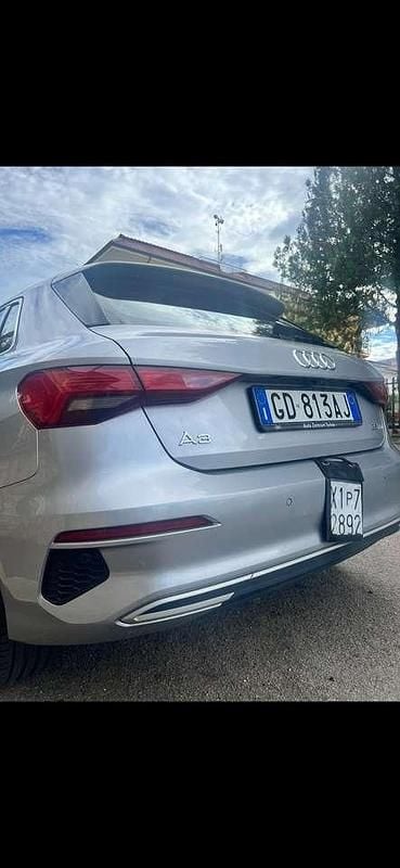 Usata Audi A3 Business 150 CV (110 kW) 2020 Argento Berlina