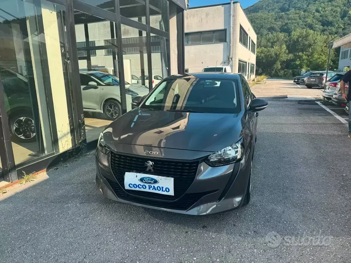 Usata Peugeot 208 Active 75 CV (55 kW) 2022 Grigio Utilitaria
