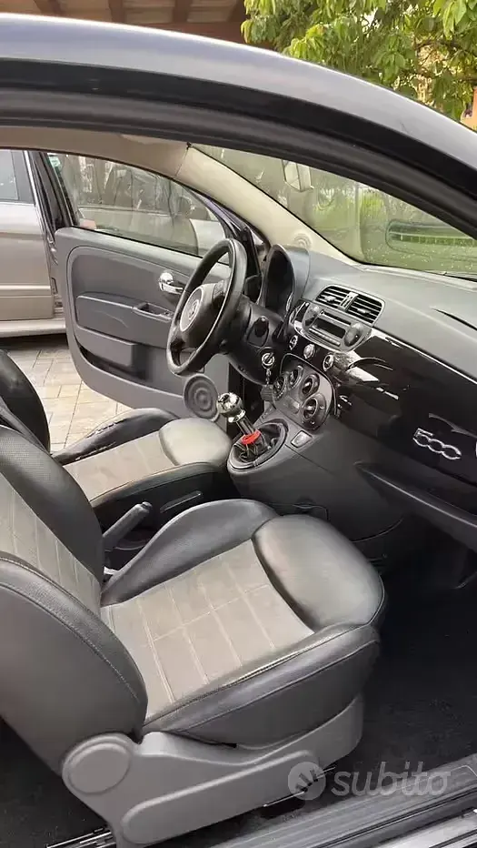 Usata Fiat 500 69 CV (50 kW) 2008 Nero Berlina