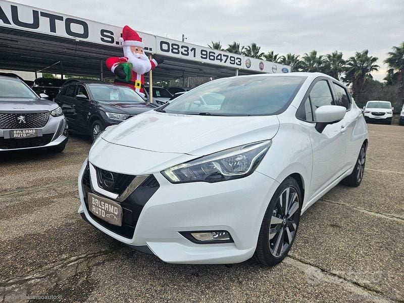 Usata Nissan Micra Tekna 90 CV (66 kW) 2017 Bianco Berlina