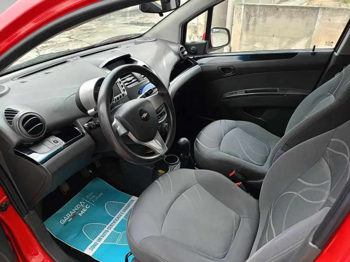 Usata Chevrolet Spark 68 CV (50 kW) 2012 Rosso Utilitaria