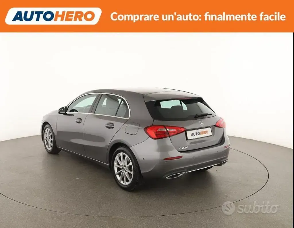 Usata Mercedes A220 Progressive 190 CV (139 kW) 2019 Grigio Berlina