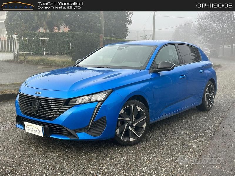 Usata Peugeot 308 Allure 131 CV (96 kW) 2023 Blu Berlina
