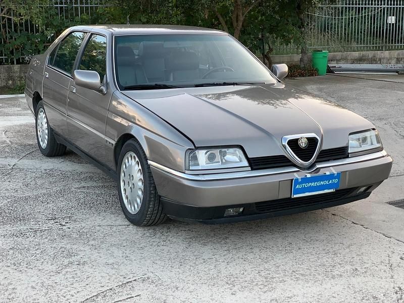Usata Alfa Romeo 164 Super 201 CV (147 kW) 1993 Marrone Berlina