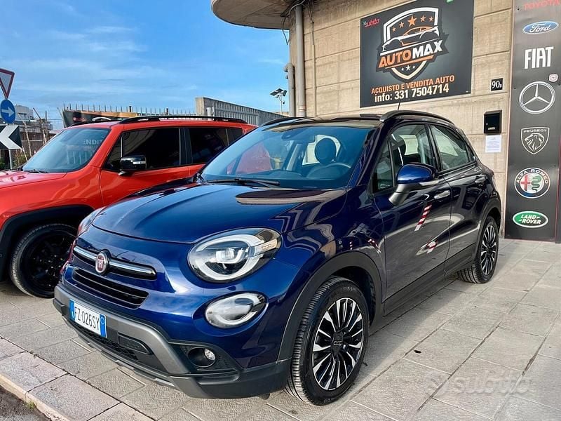 Usata Fiat 500X Cross 95 CV (69 kW) 2019 Blu SUV