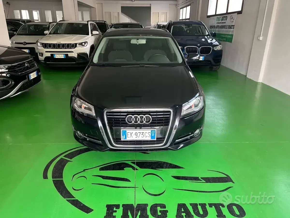 Usata Audi A3 Ambition 140 CV (102 kW) 2011 Nero Utilitaria