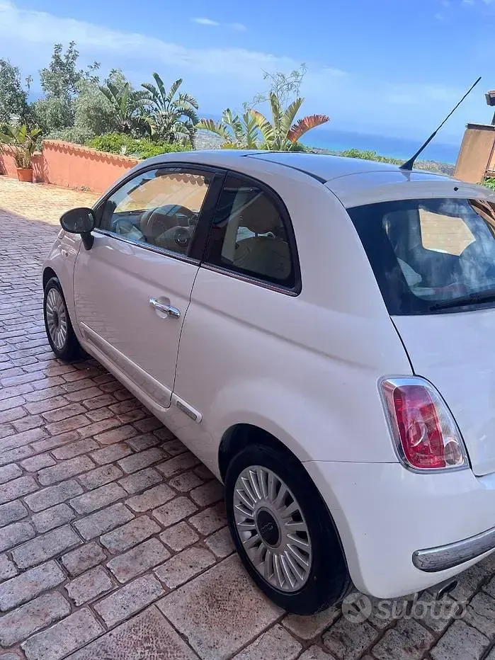 Usata Fiat 500 69 CV (50 kW) 2011 Bianco Berlina