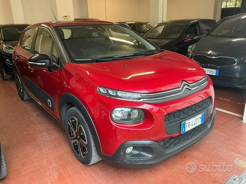Usata Citroën C3 Shine 82 CV (60 kW) 2018 Rosso Utilitaria