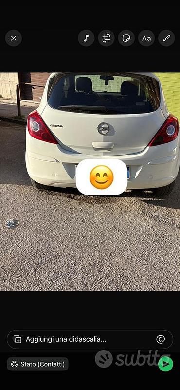 Usata Opel Corsa 2013 Bianco Utilitaria