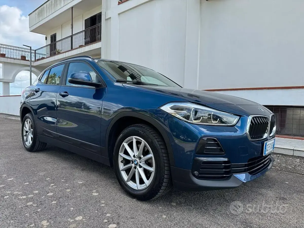 Usata BMW X2 Efficient Dynamics 150 CV (110 kW) 2021 Blu/azzurro SUV