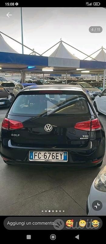 Usata VW Golf VII 110 CV (80 kW) 2016 Nero Berlina