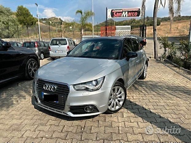 Usata Audi A1 105 CV (77 kW) 2012 Grigio Utilitaria