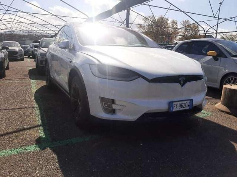 Usata Tesla Model X Long Range AWD 158 kW (215 CV) 2019 Bianco met SUV