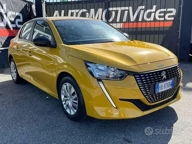 Usata Peugeot 208 Active 75 CV (55 kW) 2023 Giallo Utilitaria