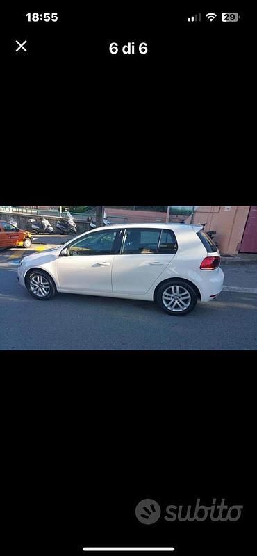 Usata VW Golf VI 140 CV (102 kW) 2011 Bianco Utilitaria