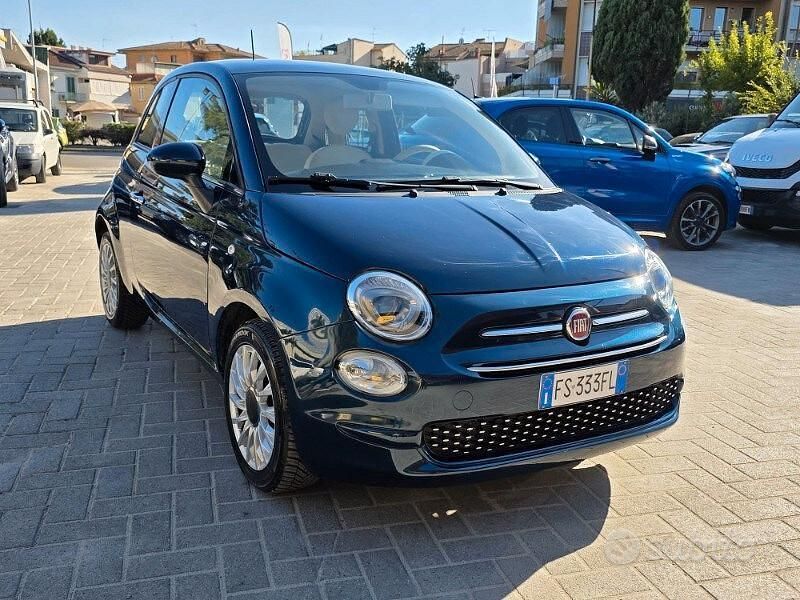 Usata Fiat 500 Lounge 69 CV (50 kW) 2018 Blu Utilitaria