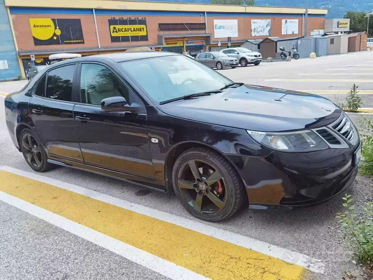 Usata Saab 9-3 120 CV (88 kW) 2008 Nero Berlina