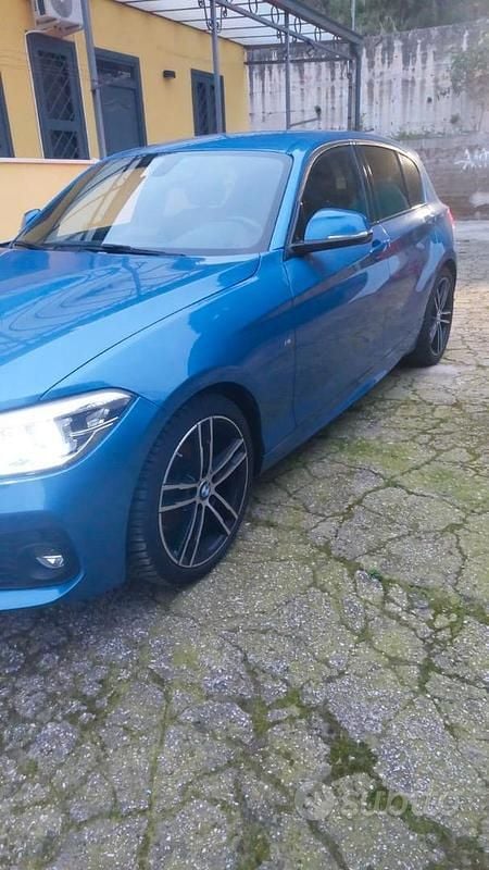 Usata BMW 116 M Sport 116 CV (85 kW) 2017 Blu Utilitaria