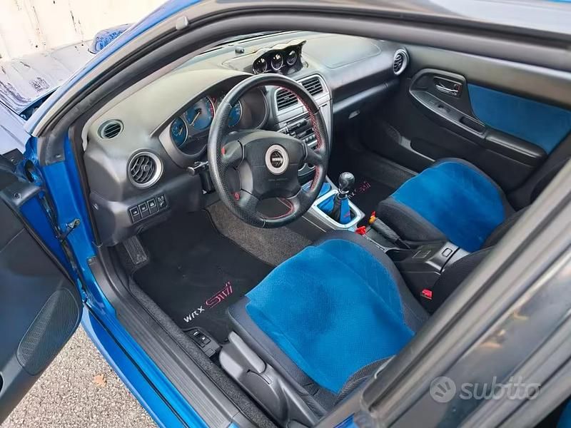 Usata Subaru Impreza 265 CV (194 kW) 2002 Blu/azzurro Berlina