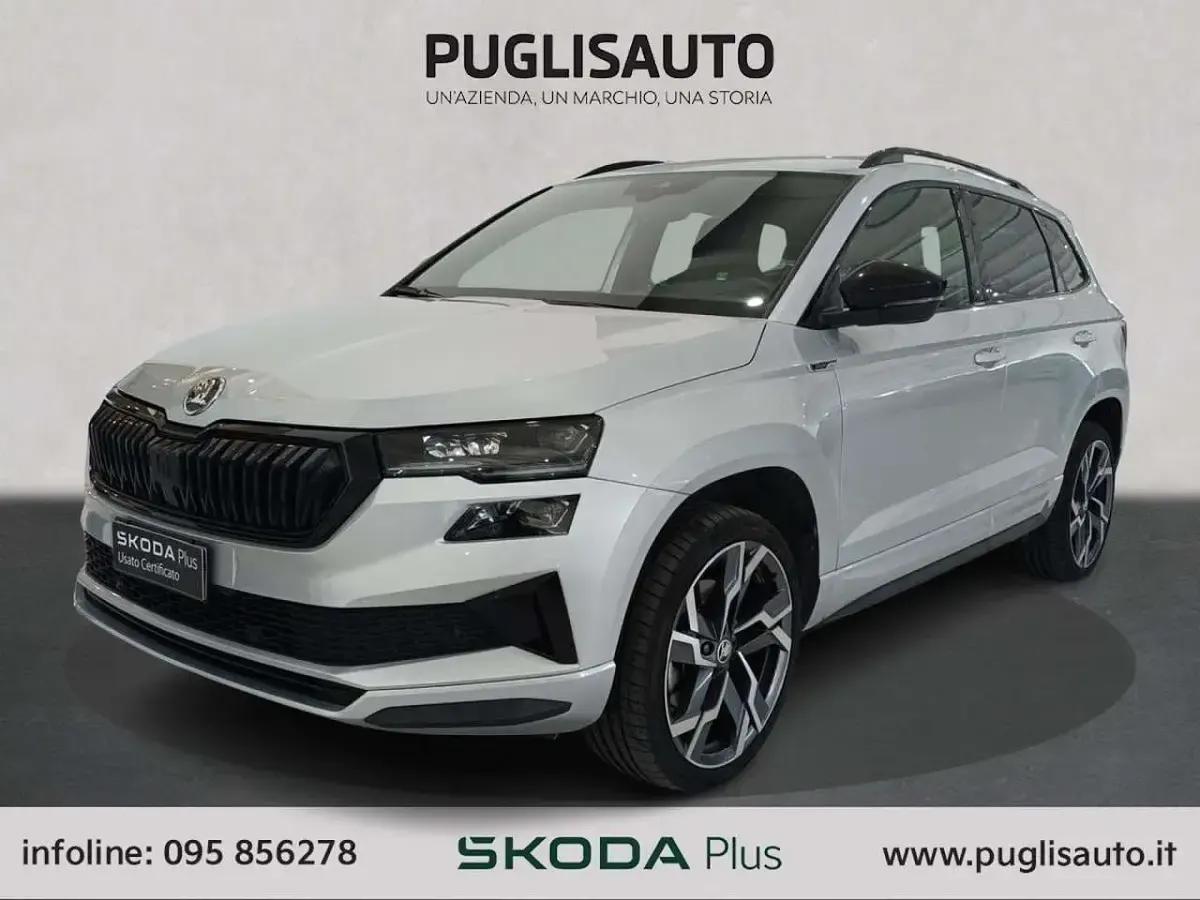 Usata Skoda Karoq SportLine 150 CV (110 kW) 2022 Argento SUV