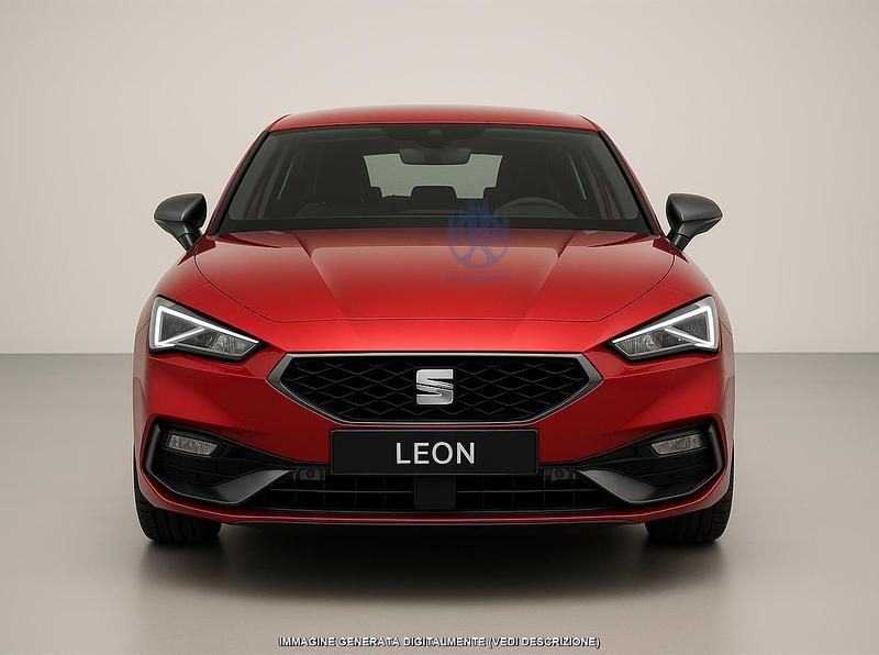 Usata Seat Leon FR 204 CV (150 kW) 2021 Rosso Utilitaria