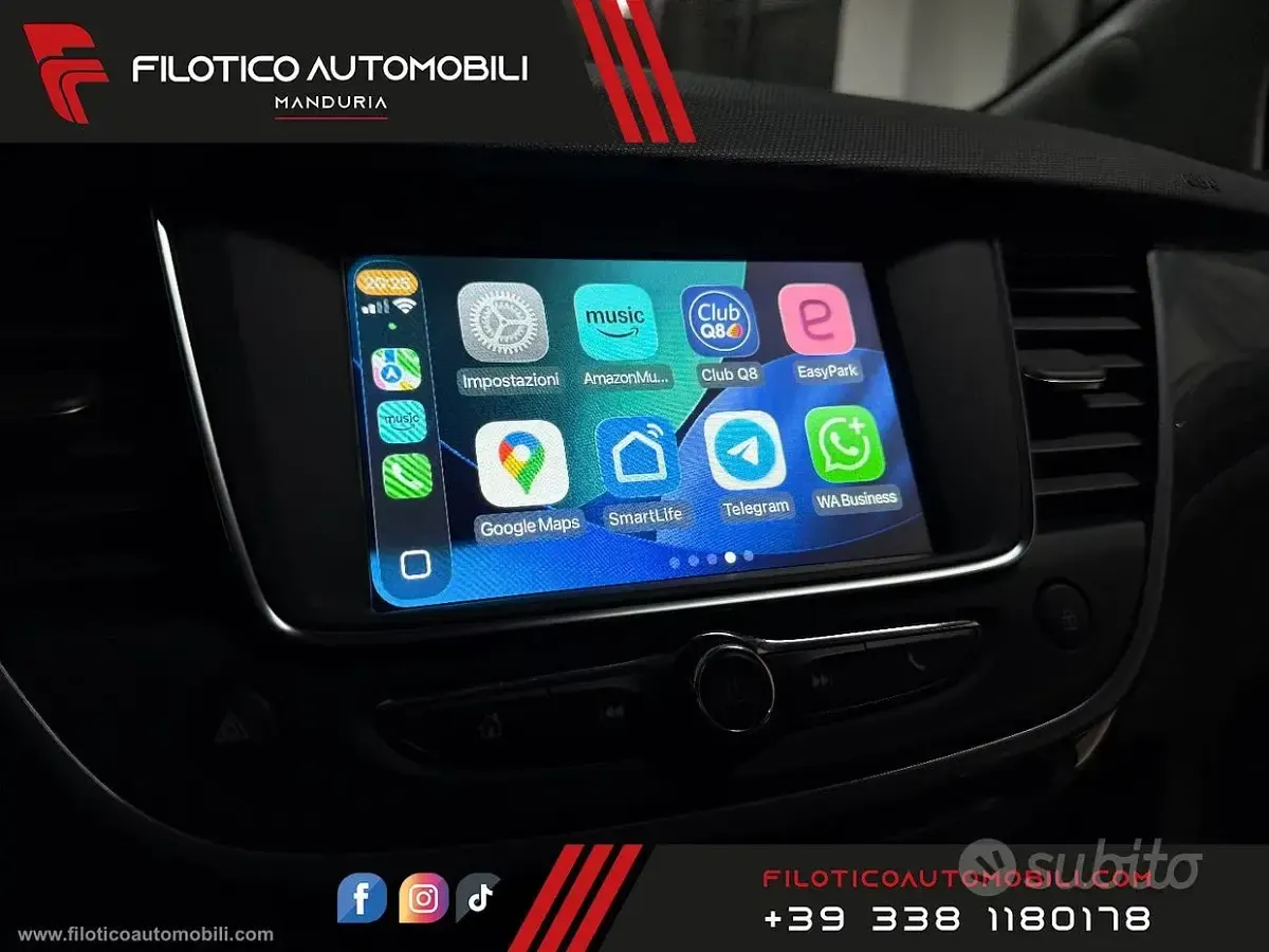 Usata Opel Crossland S 110 CV (80 kW) 2023 Nero SUV