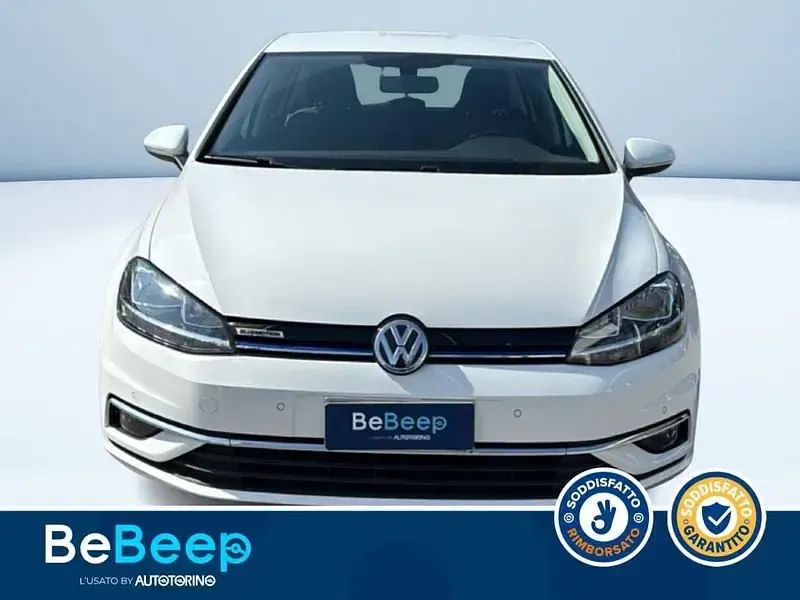 Usata VW Golf VII Trendline 110 CV (80 kW) 2018 Bianco Berlina